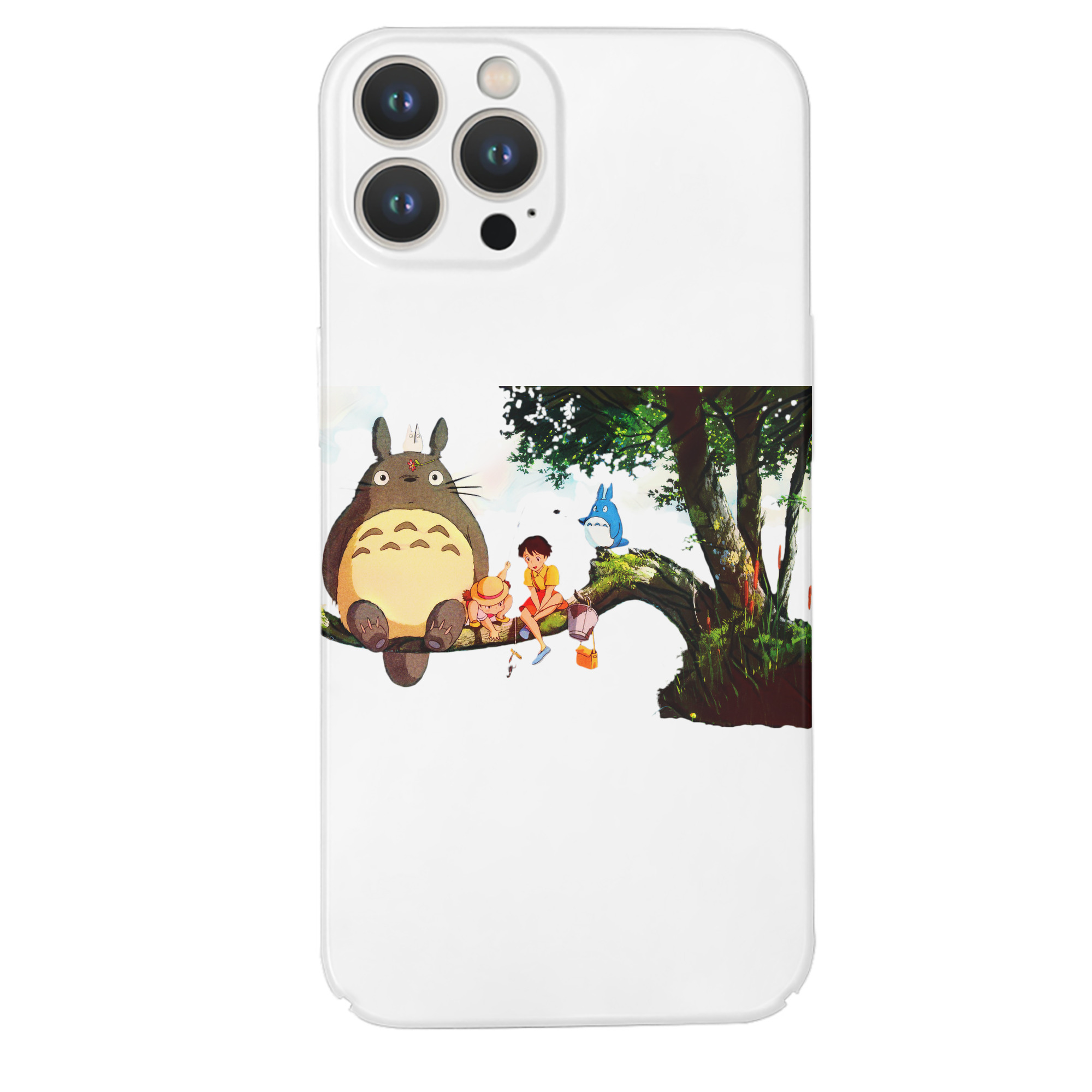 （画像用） となりのトトロ 草壁メイ 草壁サツキ My Neighbor Totoro Satsuki Kusakabe Mei Kusakabe 【iPhone 14シリーズ対応】ハードケース
